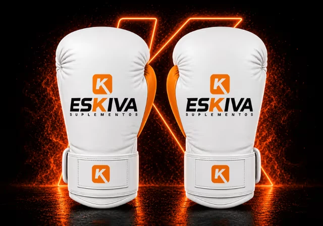 Luva Kickboxing Titã Branca — Eskiva Suplementos